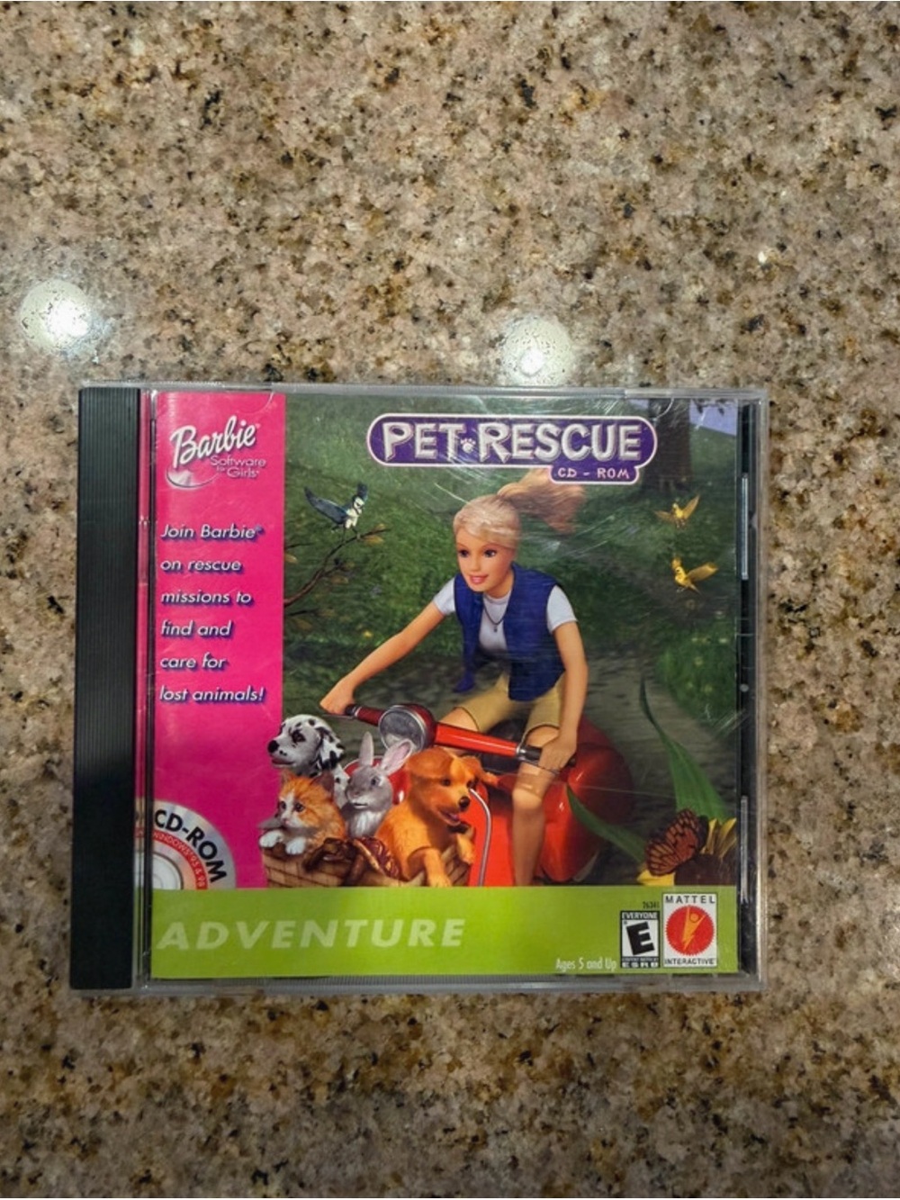 Vintage Complete 2000 Barbie Pet Rescue PC cd-rom
Mattel Manual Working